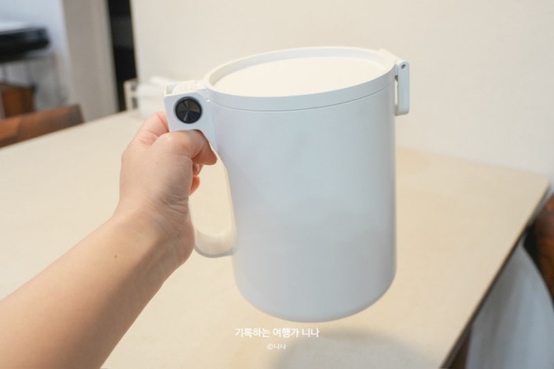 듀얼락 음식물쓰레기통 2L 냉장고 보관 음식물 냄새 완벽차단!
