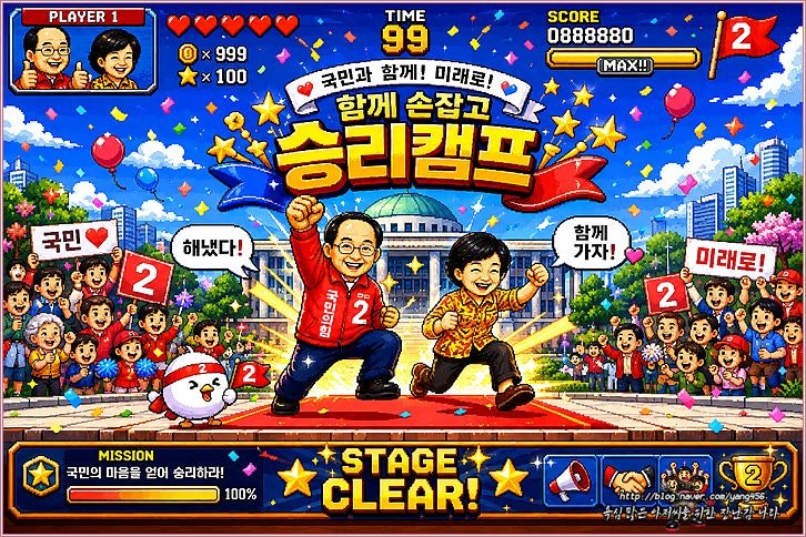 탄핵 후 첫 유세, 박근혜 웃었다