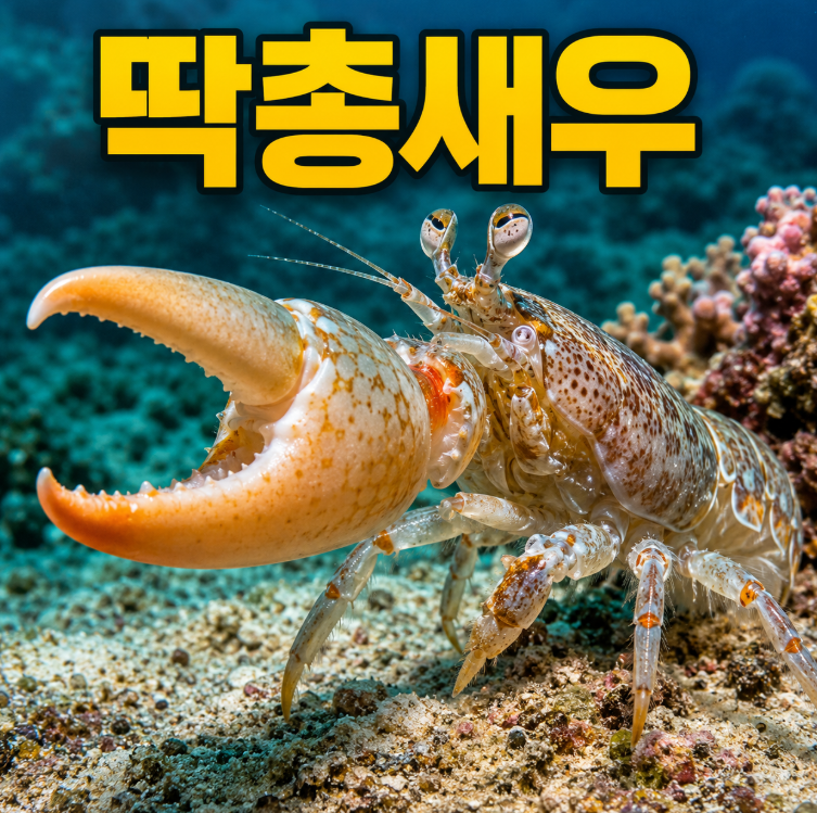 딱총새우, 작은 몸으로 바다를 울리는 놀라운 사냥꾼