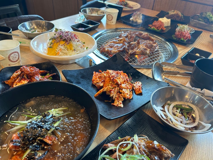  [보평역] 용인 처인구 밑반찬 짱많이 나오는 모임장소 추천, 손님가득 숯불갈비맛집 <용포갈비>