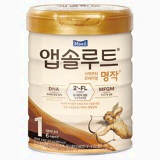  앱솔루트 명작 분유 1단계 800g - 초기부터 믿고 먹는 이유식 분유