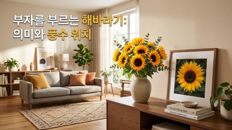  돈을 부르는 해바라기 꽃말 3가지와 집안 유래 분석