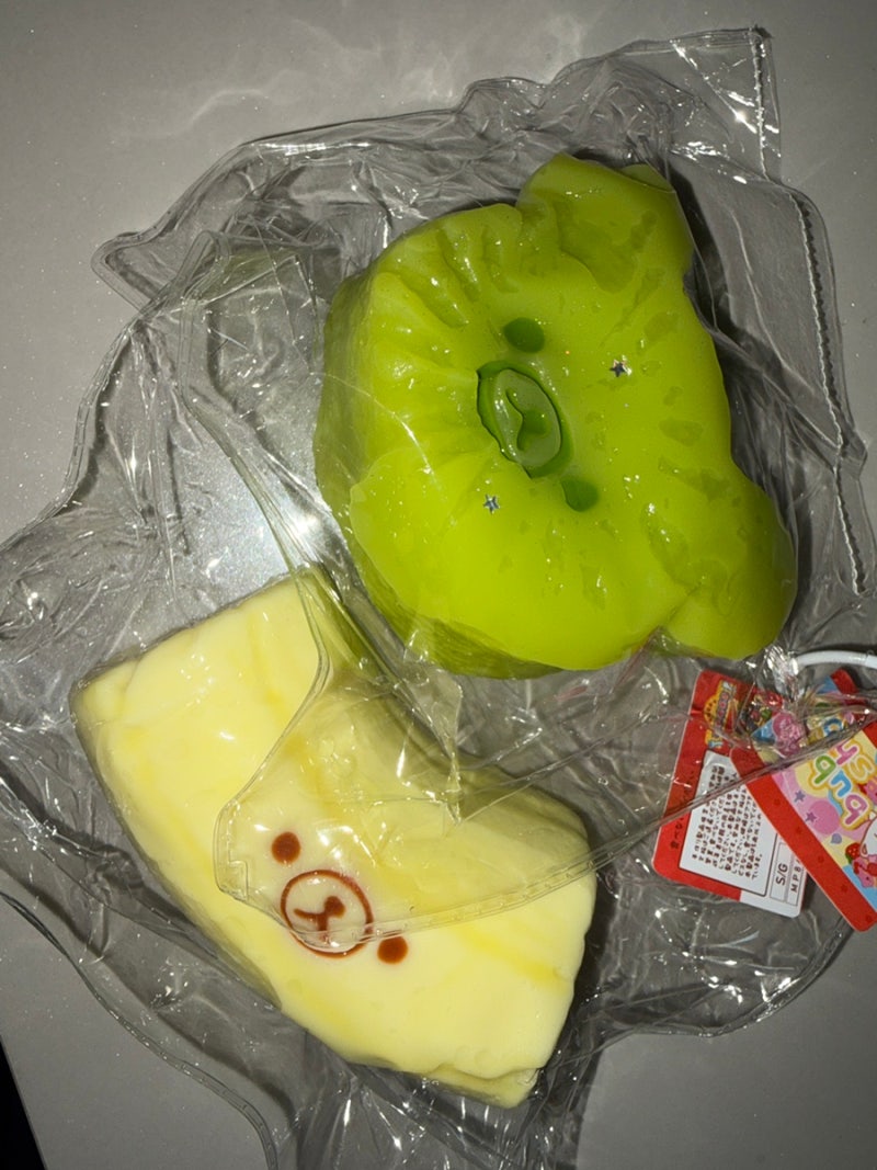 폼푸샵 바나나쿠마 키위쿠마 꺼만말 말랑이 촉감 후기