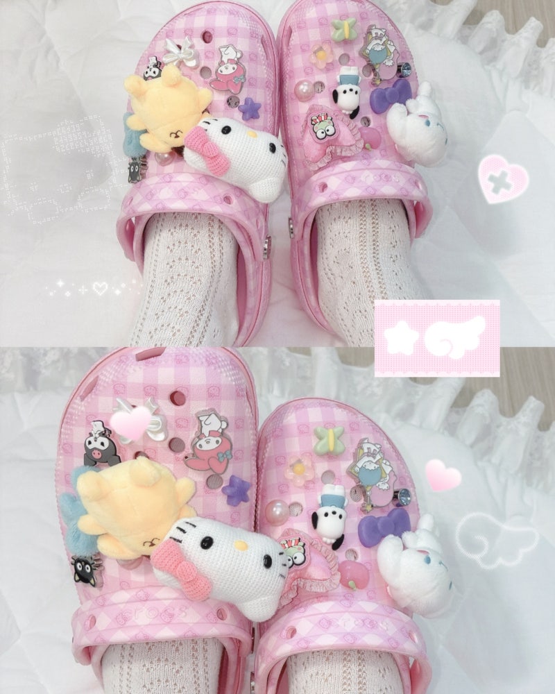 [crocs] 산리오 헬로키티 크록스 후기 ｡‧˚ʚɞ˚‧｡⋆