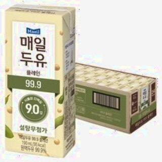  매일두유 99.9 플레인 190ml 24개 - 깔끔한 고칼슘 두유 선물세트