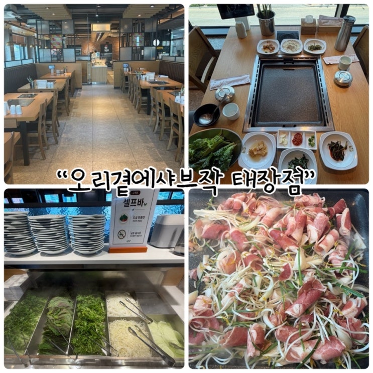  원주 태장동 맛집 "오리곁에샤부작 태장점" 외식으로 좋은 푸짐한 오리고기전문점