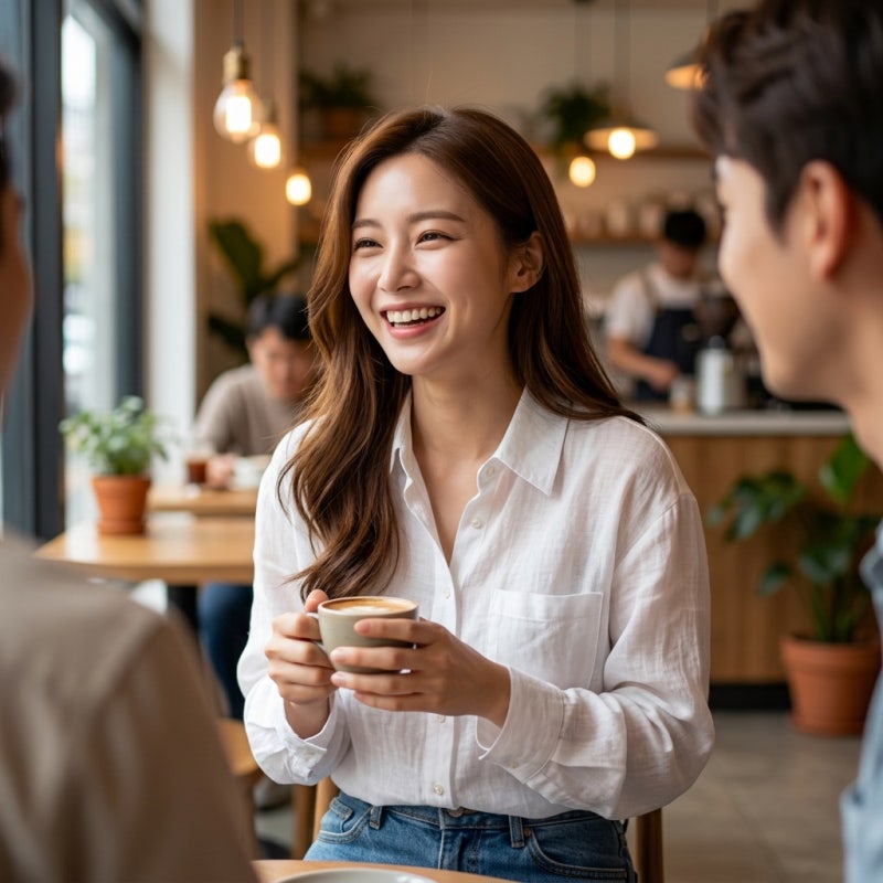 시스루 아사 셔츠 루즈핏 거즈 블라우스