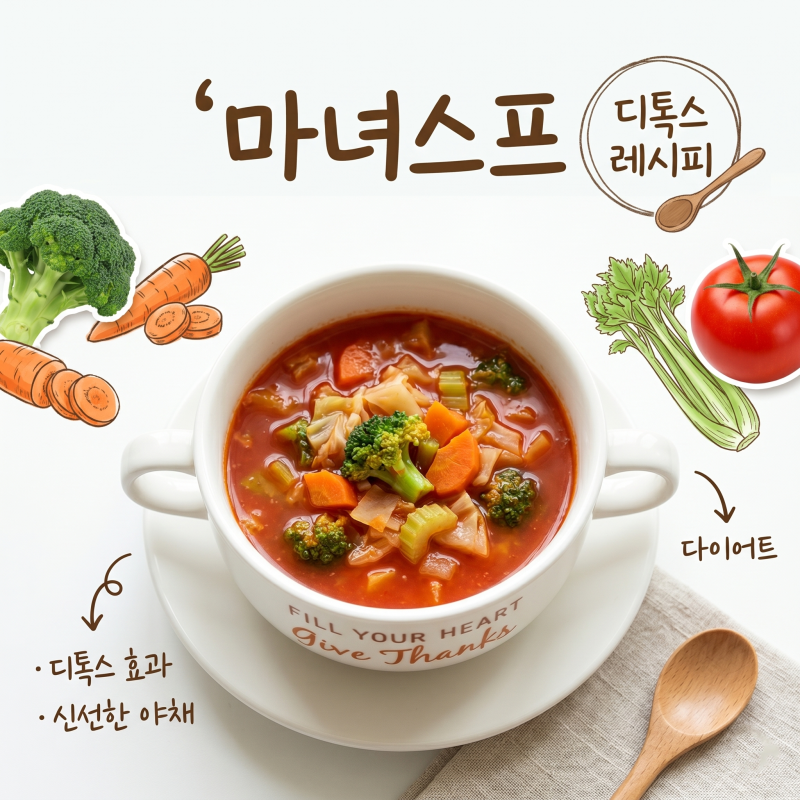 마녀스프 만드는법 레시피 맛보장 토마토스프 만들기 효과 팁!