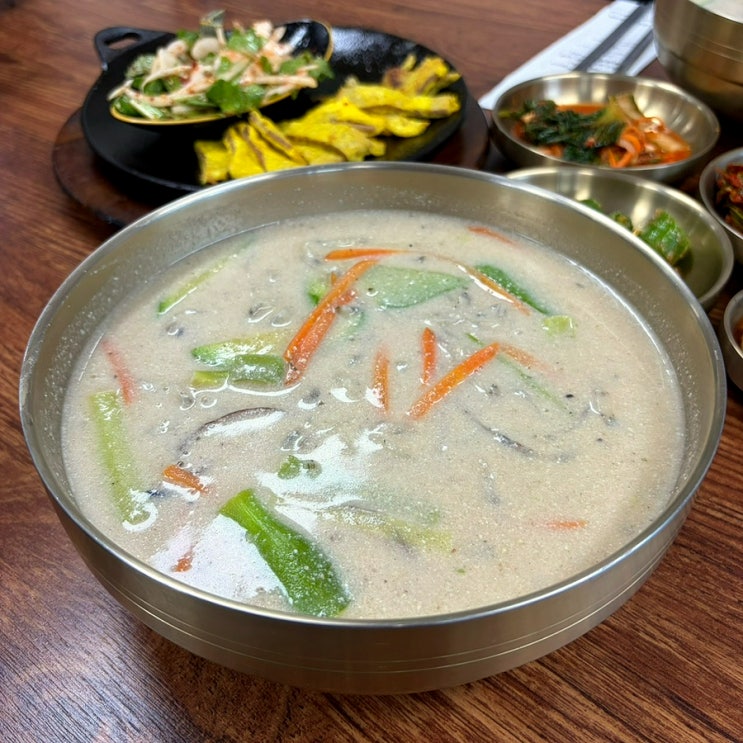  월광수변공원맛집 도원동맛집 대구데이트 대구수변공원칼국수: 수변바지락칼국수(들깨칼국수&육전)