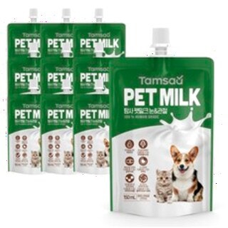  탐사 반려동물 펫밀크 눈&관절 150ml 10개 - 강아지 영양 음료 권장