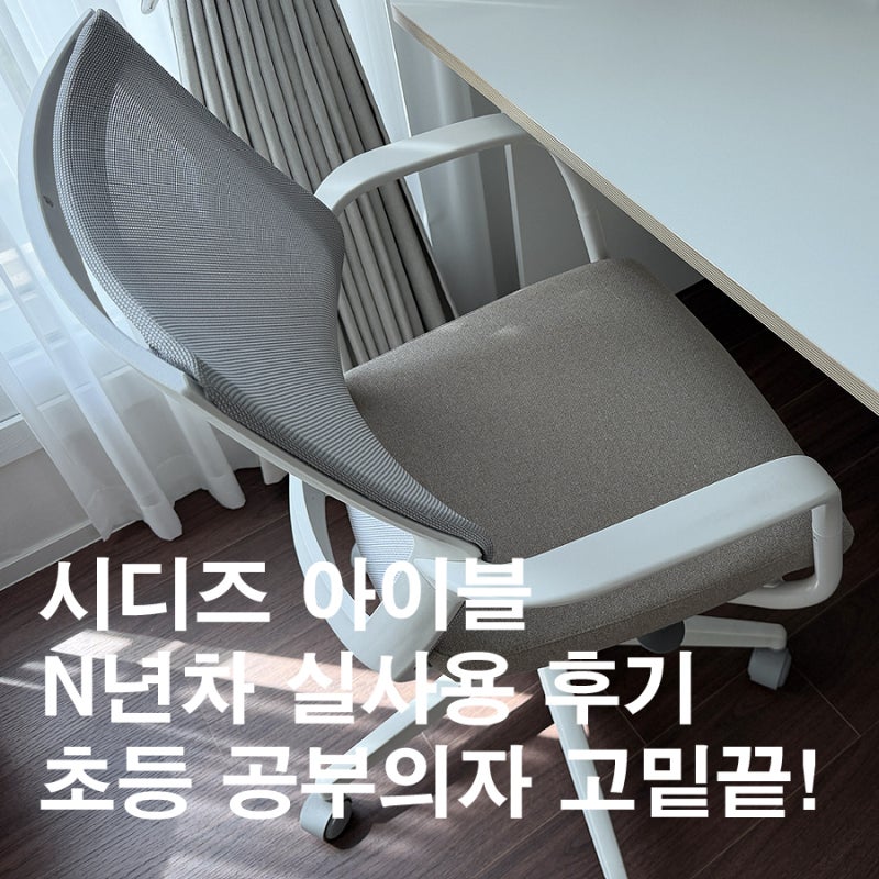 시디즈 아이블 높이조절형 학생의자 공부의자 1년 사용 후기와 장단점