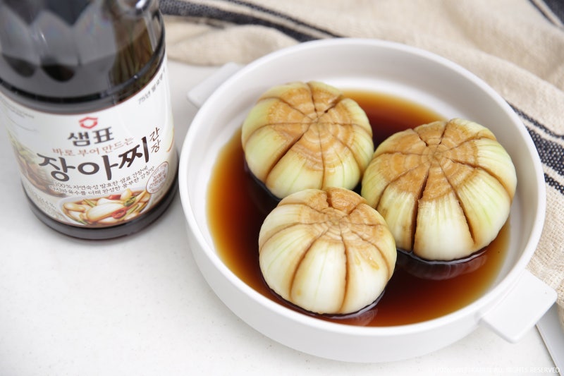 통양파장아찌만들기 샘표 장아찌간장 붓기만 하면 완성!