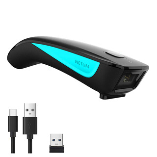  NETUM C750 무선 바코드 스캐너 QR 2D 레이저 1D 겸용 - 결제용 다기능
