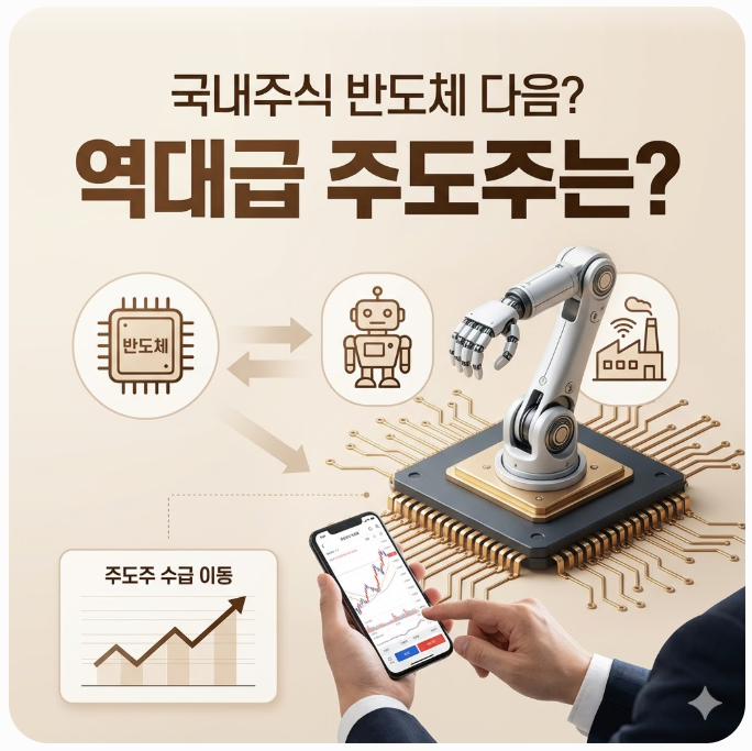  국내주식 반도체 다음으로 터질 역대급 주도주는?