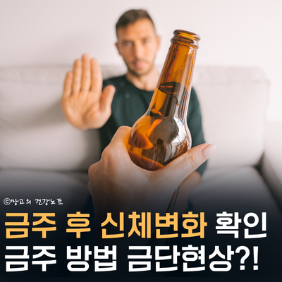 금주효과 금주 후 신체변화 및 금단현상은? | 금주 방법까지 총정리