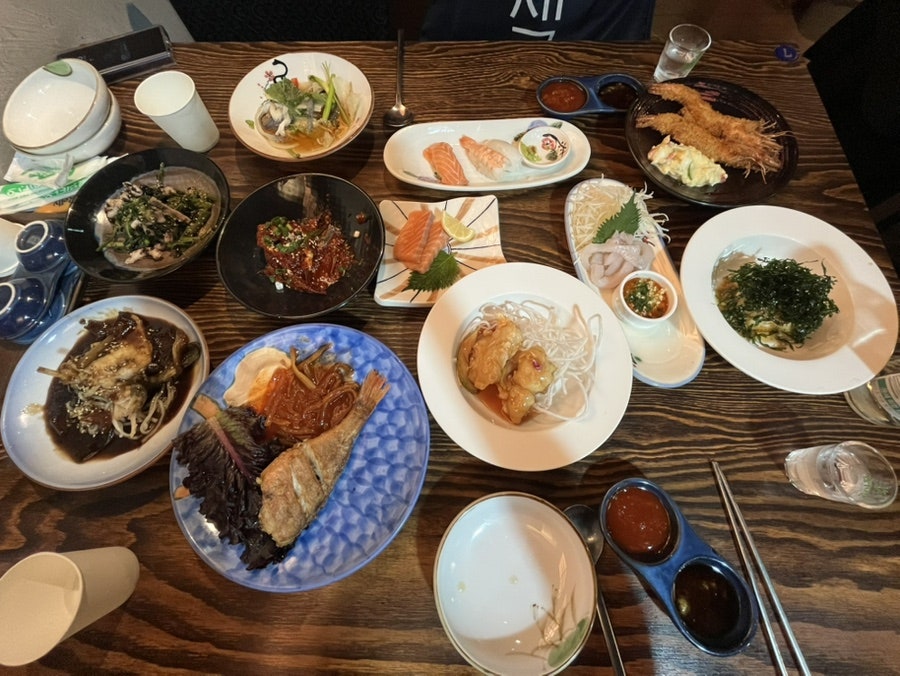 강서구청 횟집 : 하루 참다랑어 코스 후기
