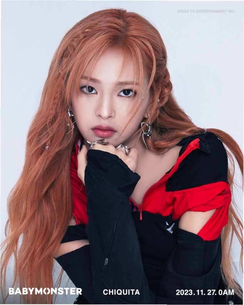 치키타, 도도한 눈빛으로 시선 강탈! 베이비몬스터의 매력 탐구