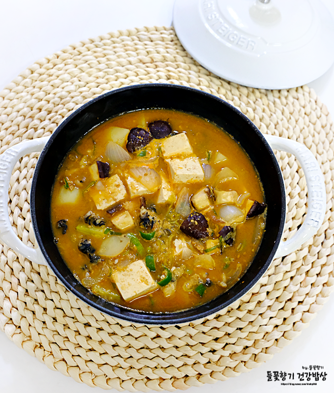우렁 된장찌개 레시피 끓이는법 재료