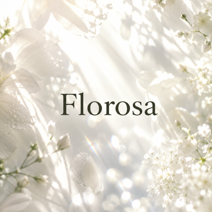 Florosa / 햇빛을 통과한 하얀 꽃잎