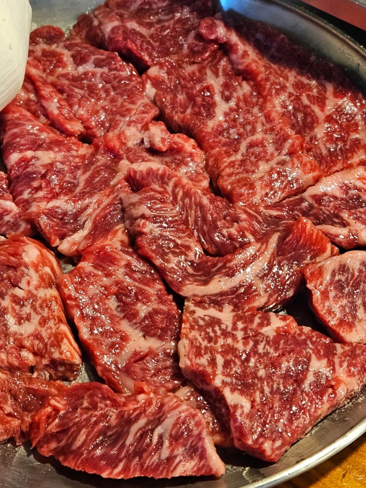  안산한우맛집 퀄리티 좋은 소고기 회식 안산주물럭