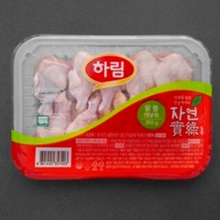  하림 자연실록 무항생제 닭봉 윗날개 - 부드럽고 담백한 냉장 안심 부위