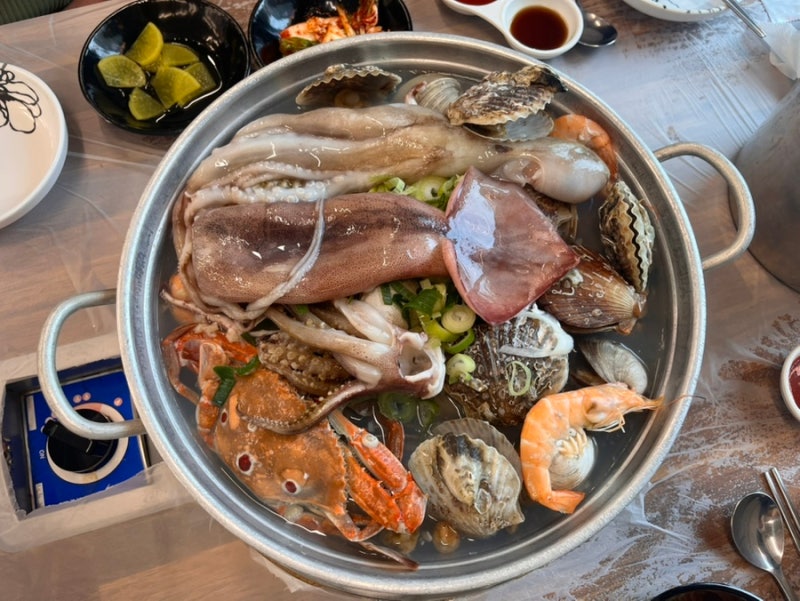 팔공산 맛집 갓바다 해물왕창칼국수