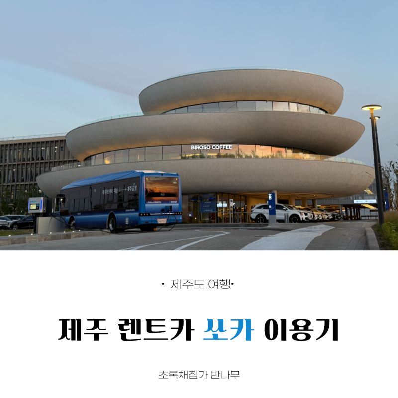 제주도 렌트카 쏘카 이용 후기 (제주 쏘카터미널 셔틀, 이용금액)