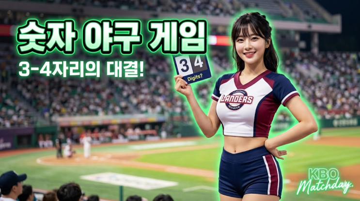  KBO 전광판이 내 손안에? 숫자 야구게임 100% 승리 공식