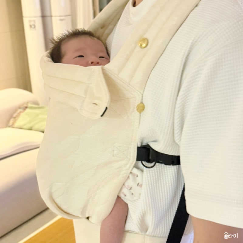 아티포페 여름 신생아 아기띠 착용법 (26일 아기 편안할까?)