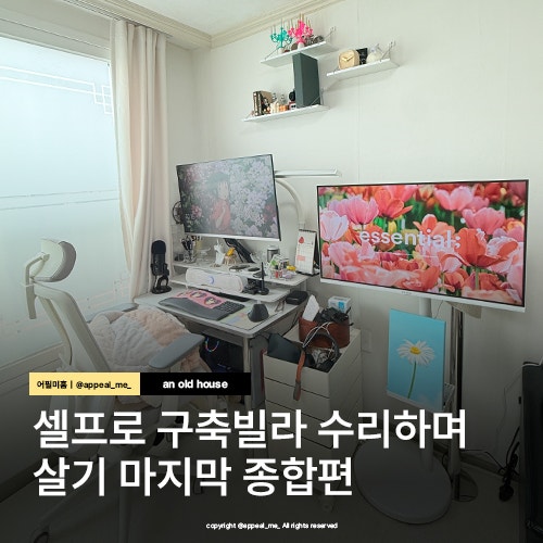 어필미홈 비포애프터 1년 지난 서울 한복판 구옥빌라 신혼부부 이야기 생활공간학
