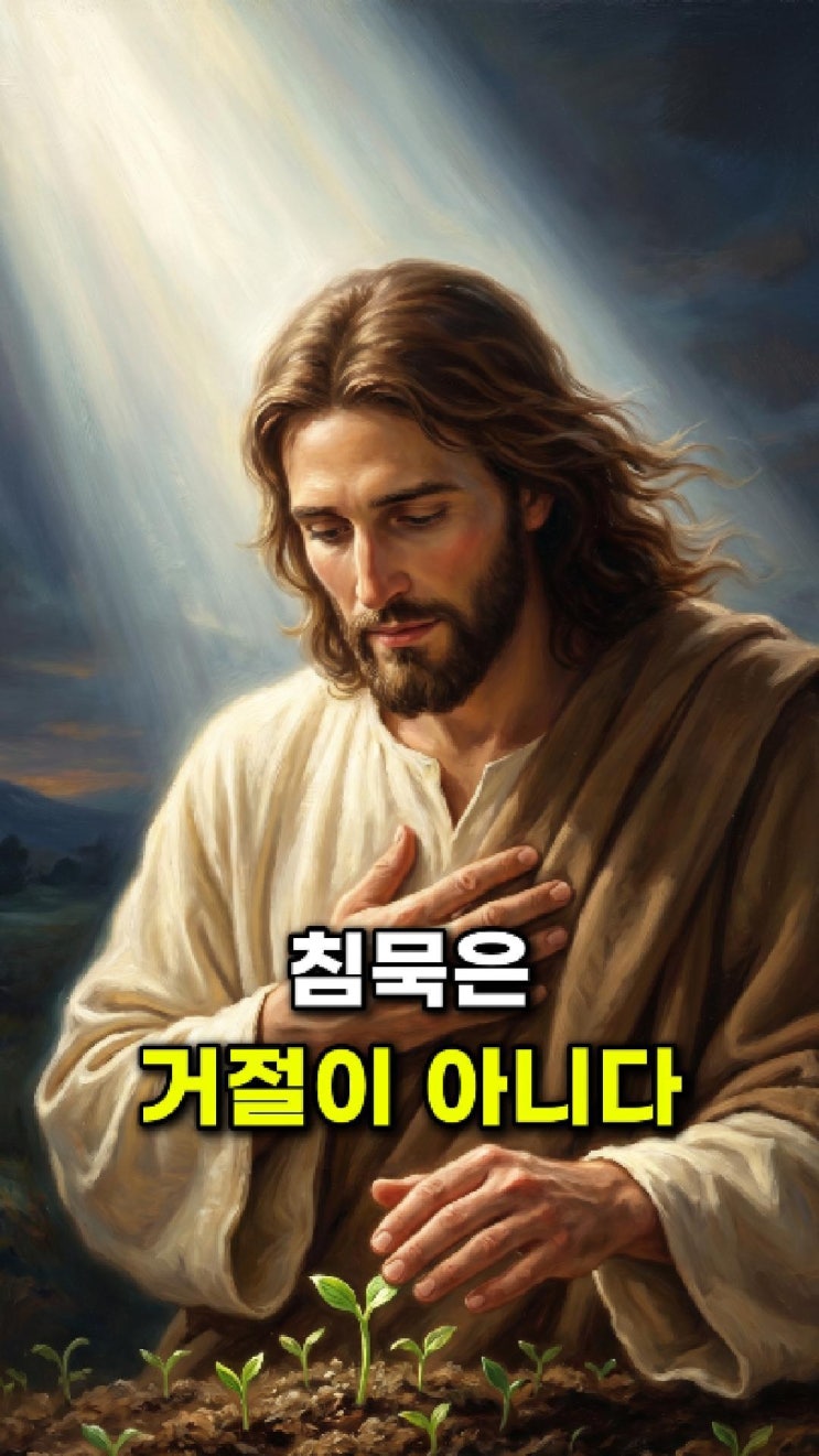  예수님 메시지: 지금의 침묵은 거절이 아니다