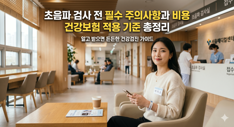 초음파검사 전 필수 주의사항과 비용 건강보험 적용 기준 총정리