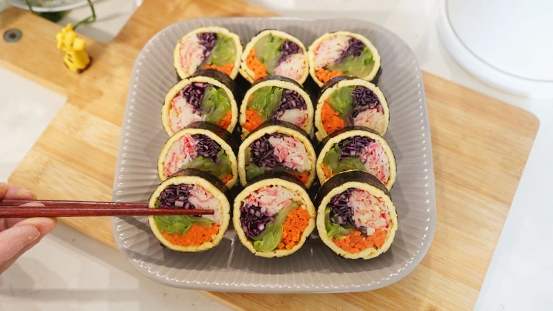 키토 김밥 이렇게 드시면 5kg 쑥 빠져요! 밥없는 김밥 다이어트 김밥 맛살 오이 김밥 맛있게 ....