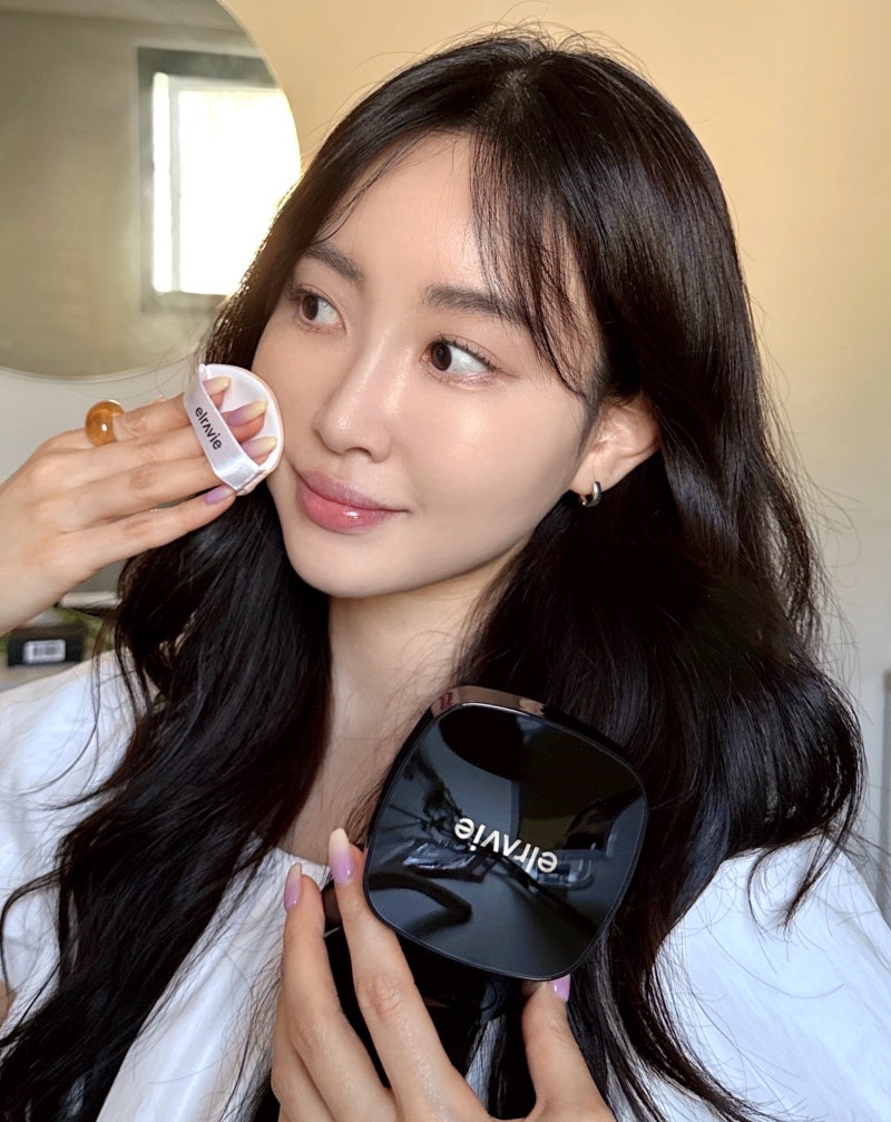 엘라비에 기미쿠션 후기, 잡티 고민 피부에 추천하는 여름쿠션