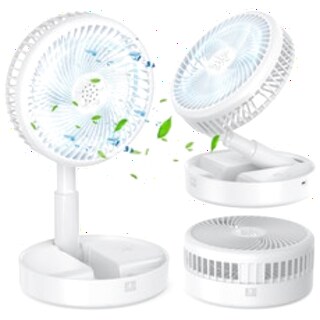  UOOFON TF6 무선 접이식 BLDC 선풍기 - 조용한 캠핑용 권장
