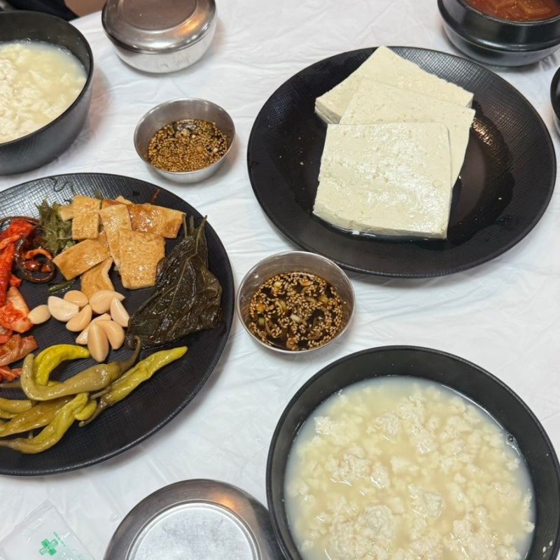 강릉초당순두부 원조초당순두부 순두부백반 후기