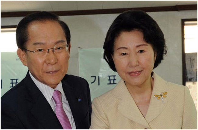 이회창 전 총재 부인 한인옥 여사 별세