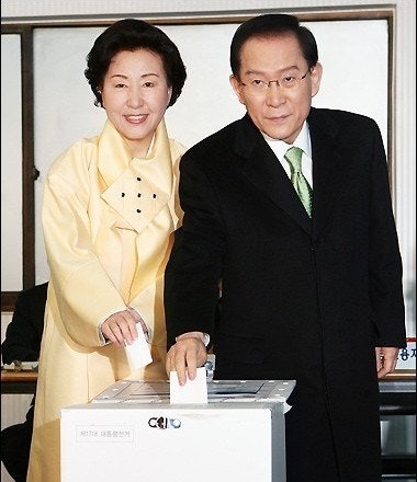 이회창 전 한나라당 총재 부인 한인옥 여사 별세..향년 88세
