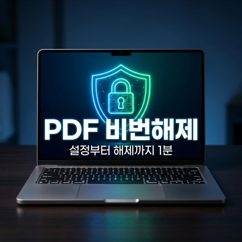 PDF 암호 설정 및 해제 방법: 소중한 보안 문서 1분 만에 지키기