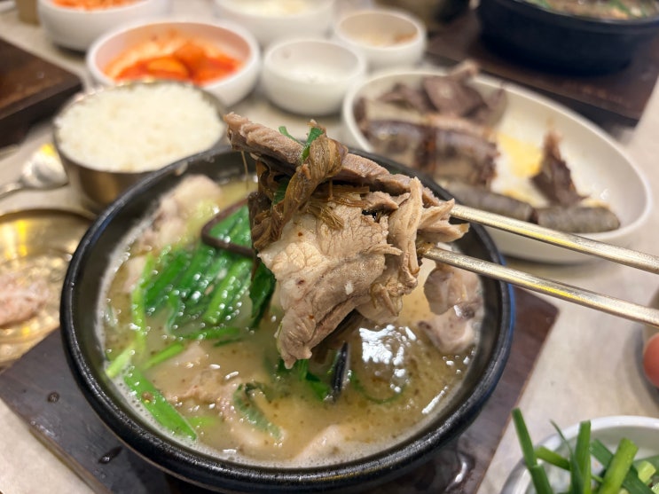  오산 순대국 신주옥미 오산직영점 순대국 먹은 후기