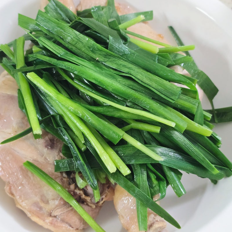 닭다리장각 이북식 찜닭 초간단 닭 다리 부추찜 만들기