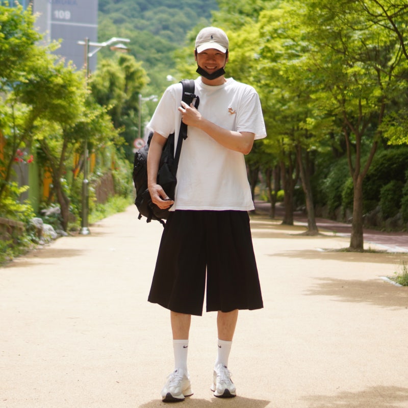 남자 버뮤다팬츠 코디 탑텐 여름바지 남자 반바지 코디