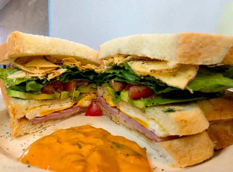 주말 브런치 at home ver.135 - sandwich. 샌드위치.. 새뉘치... wanna be 대치동 베카 프리미엄 델리샵