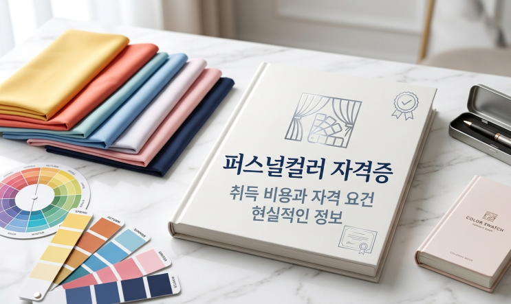  퍼스널컬러 자격증 취득 비용과 자격 요건 현실적인 정보