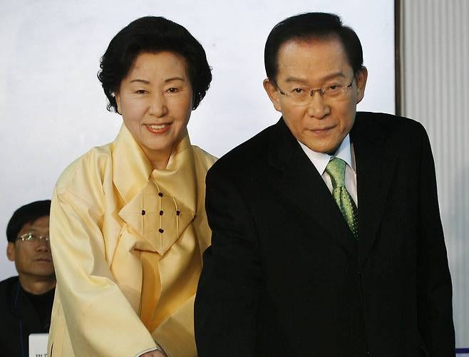 이회창 전 총리 부인 한인옥 여사 별세