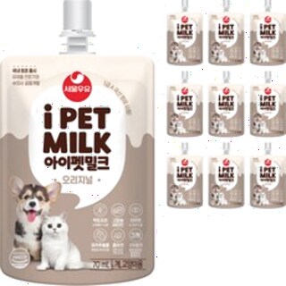  아이펫밀크 반려동물 전용우유 오리지널 70ml 10개 - 위장까지 배려한 안심 우유