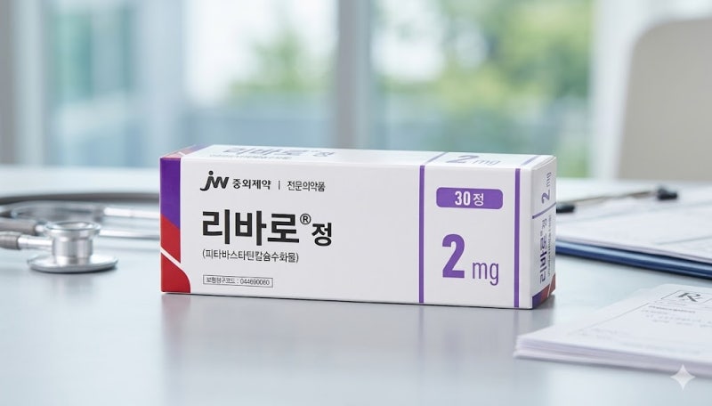 리바로정 1mg 2mg 4mg 효능 및 부작용, 고지혈증 관리 필수 수칙 3가지