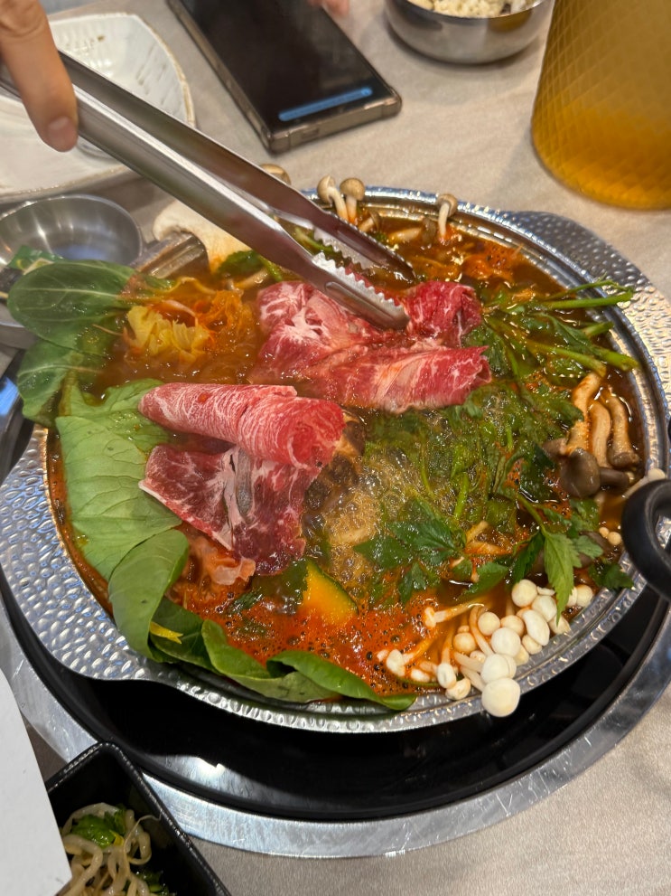  대전 충대 맛집 죽동 보행정샤브칼국수 후기 (막걸리 무한리필)