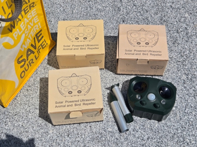 [멧돼지퇴치기]조상님 산소 구멍뚫고 파헤친 너구리, 멧돼지, 고라니 초음파 야생동물퇴치기....