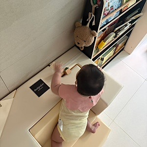 디자인스킨 플레이테이블 핫딜 내돈내산(8개월아기 첫 어린이날 선물)